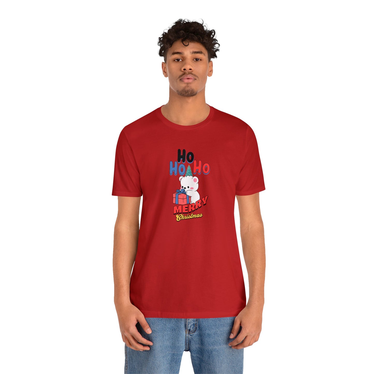 Unisex Jersey Short Sleeve Tee, Christmas T-Shirt
