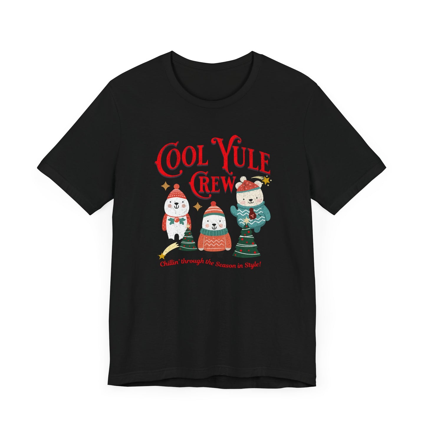 Unisex Jersey Short Sleeve T-Shirt, Cool Yule Crew T-Shirt