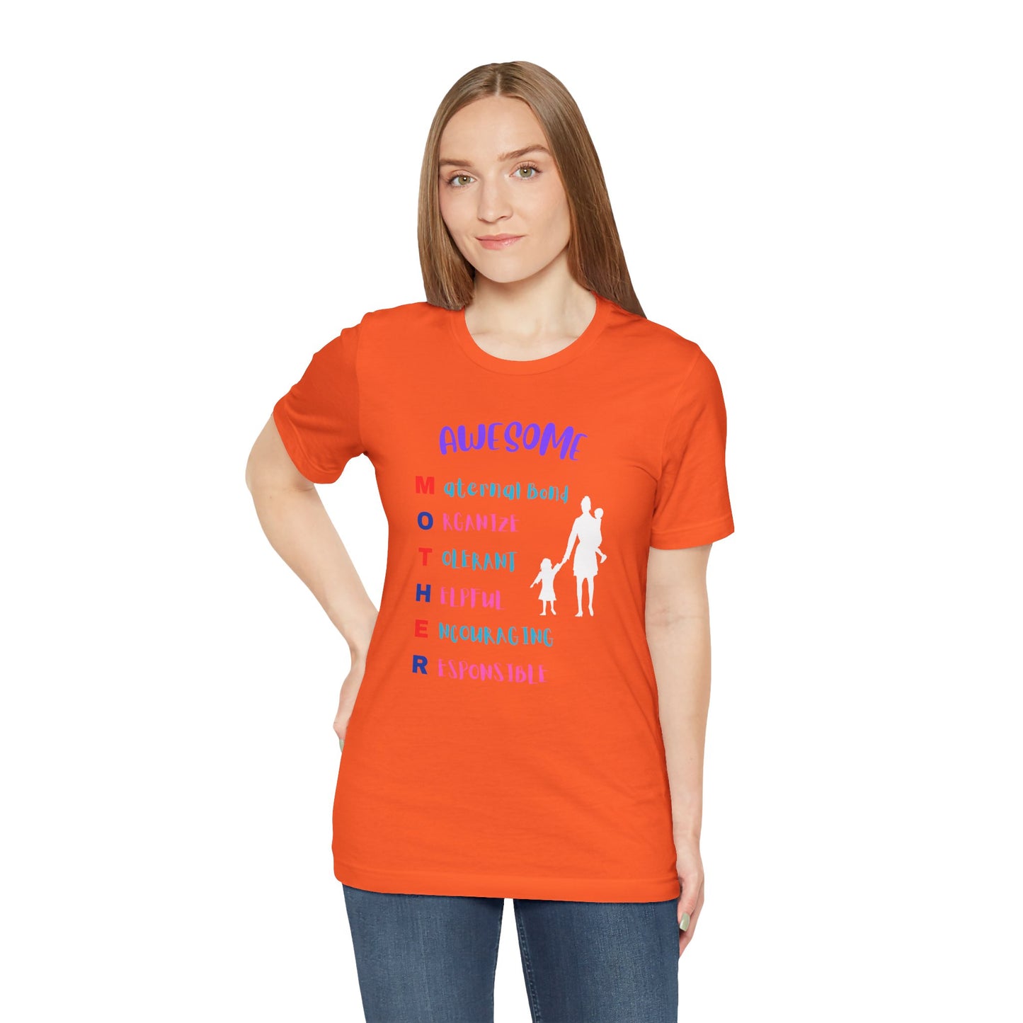 Unisex Jersey Short Sleeve T-Shirt, Awesome Mother T-Shirt