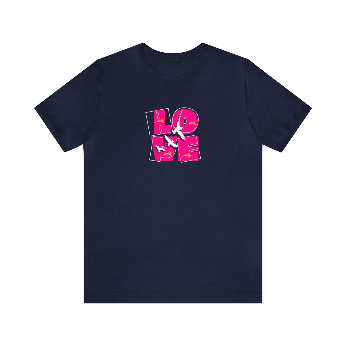 Unisex Jersey Short Sleeve Tee, Love Hope T-Shirt