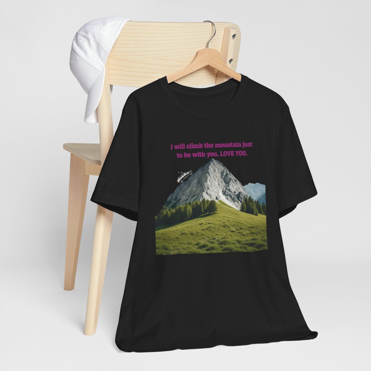 Unisex Jersey Short Sleeve T-Shirt, Mountain Climb T-Shirt