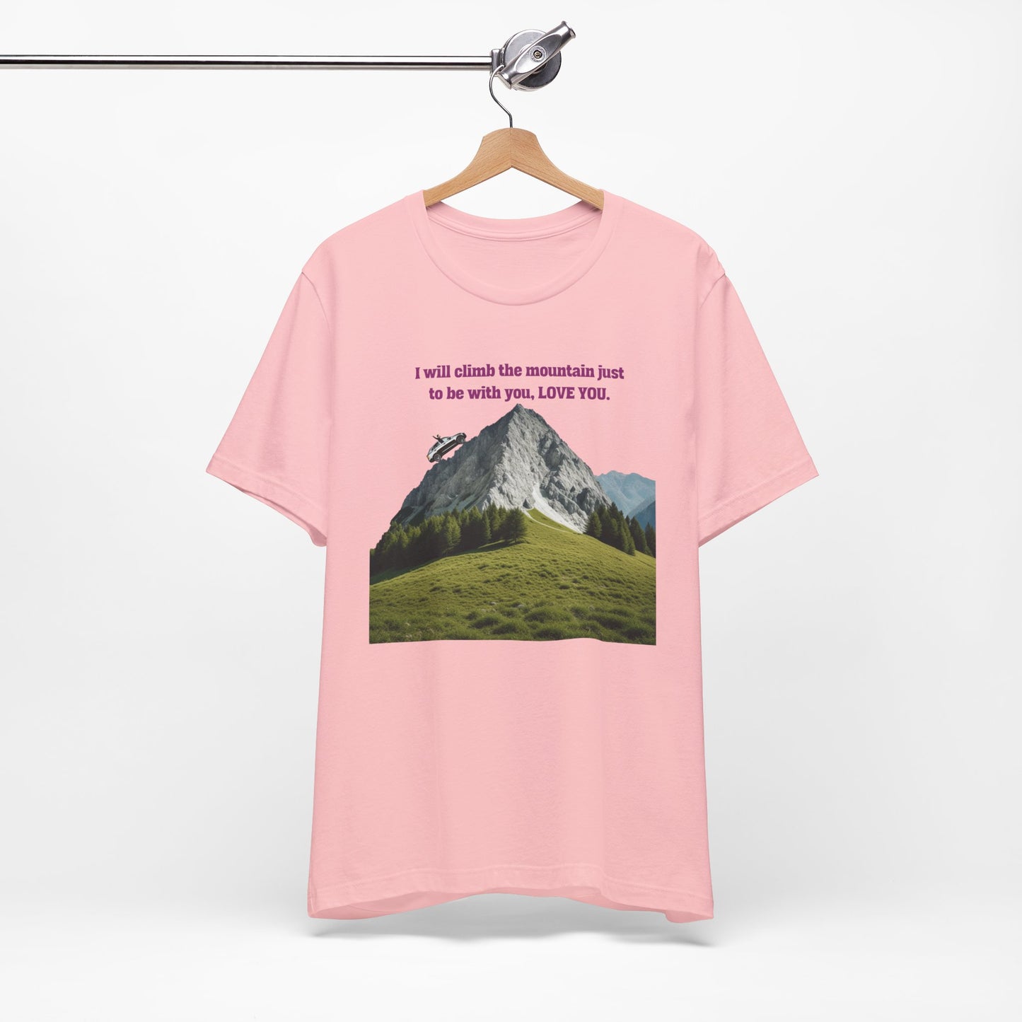 Unisex Jersey Short Sleeve T-Shirt, Mountain Climb T-Shirt