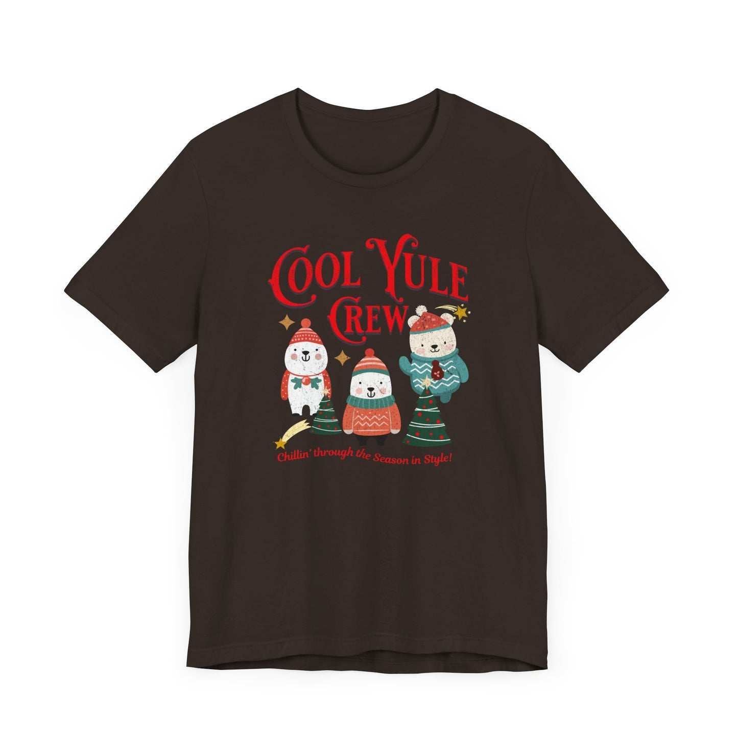 Unisex Jersey Short Sleeve T-Shirt, Cool Yule Crew T-Shirt