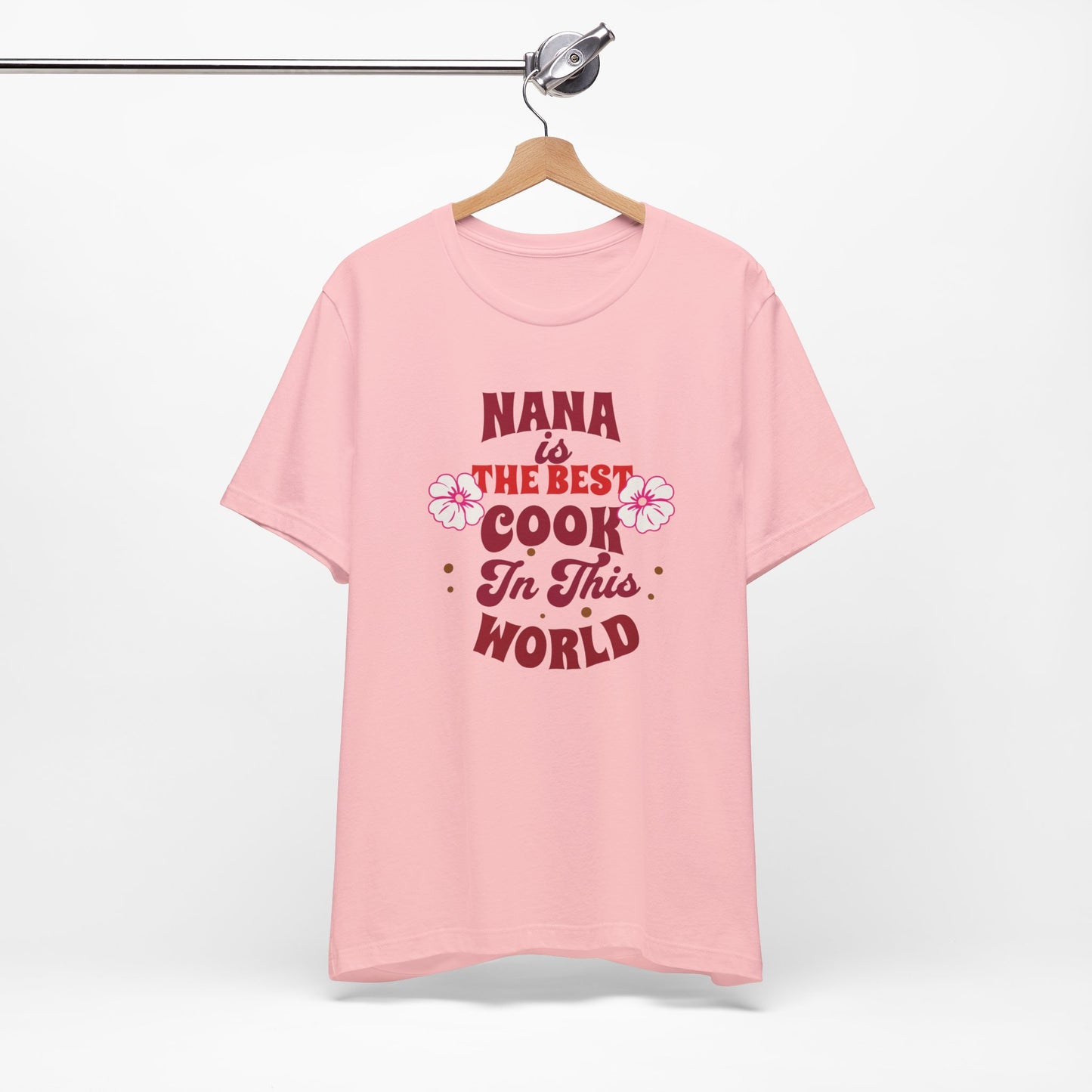 Unisex Jersey Short Sleeve T-Shirt, Nana Best Cook T-Shirt