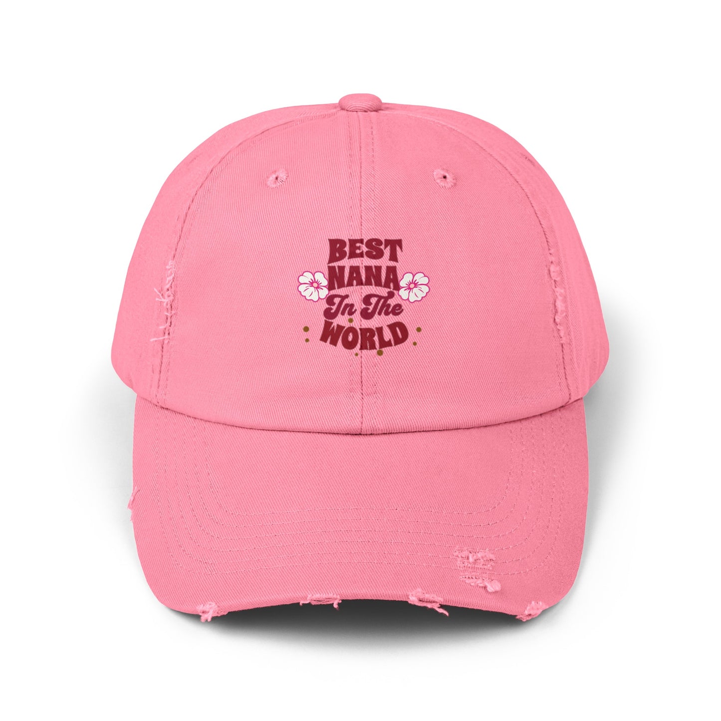 Unisex Distressed Cap, Best Nana In The World Cap