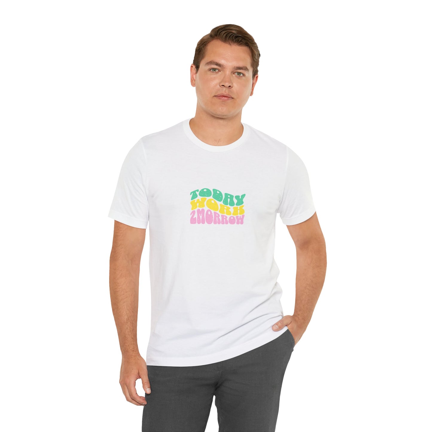 Unisex Jersey Short Sleeve Tee, Relax Work T-Shirt