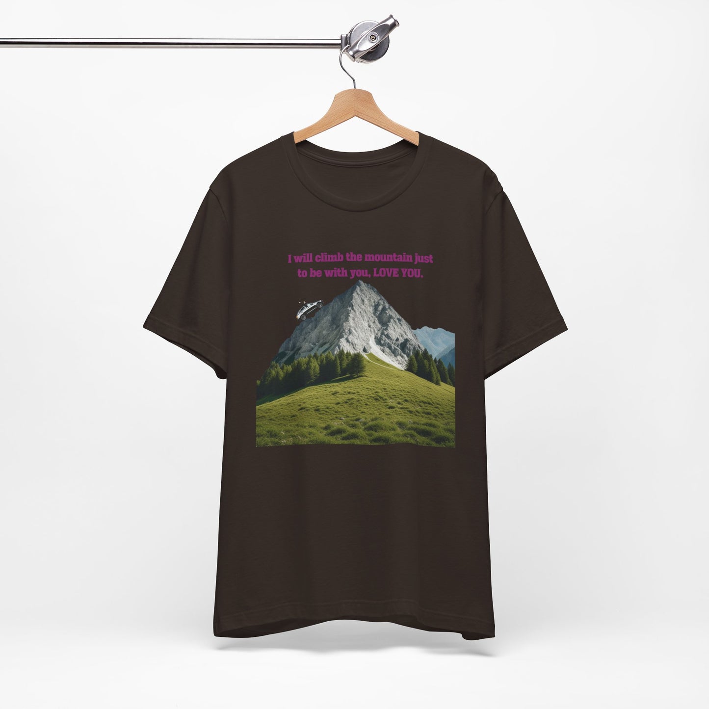 Unisex Jersey Short Sleeve T-Shirt, Mountain Climb T-Shirt