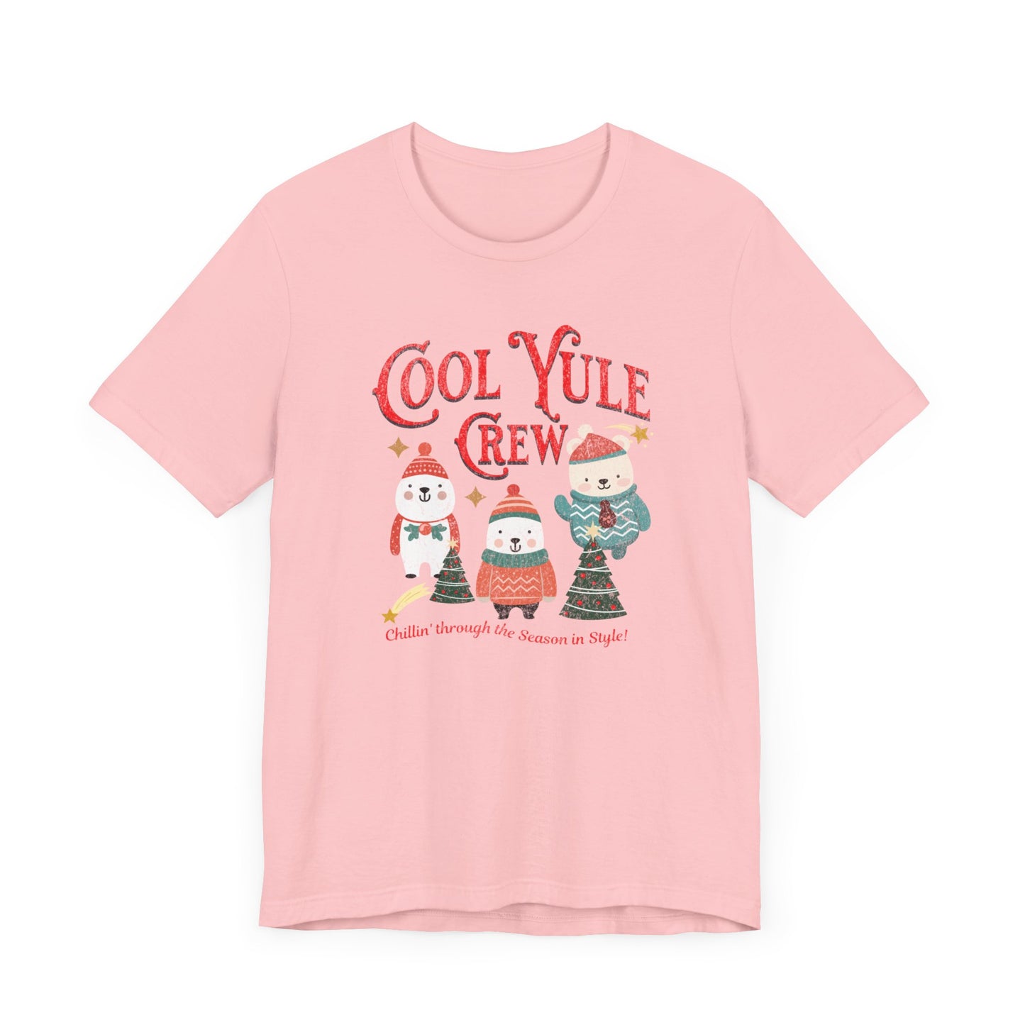 Unisex Jersey Short Sleeve T-Shirt, Cool Yule Crew T-Shirt