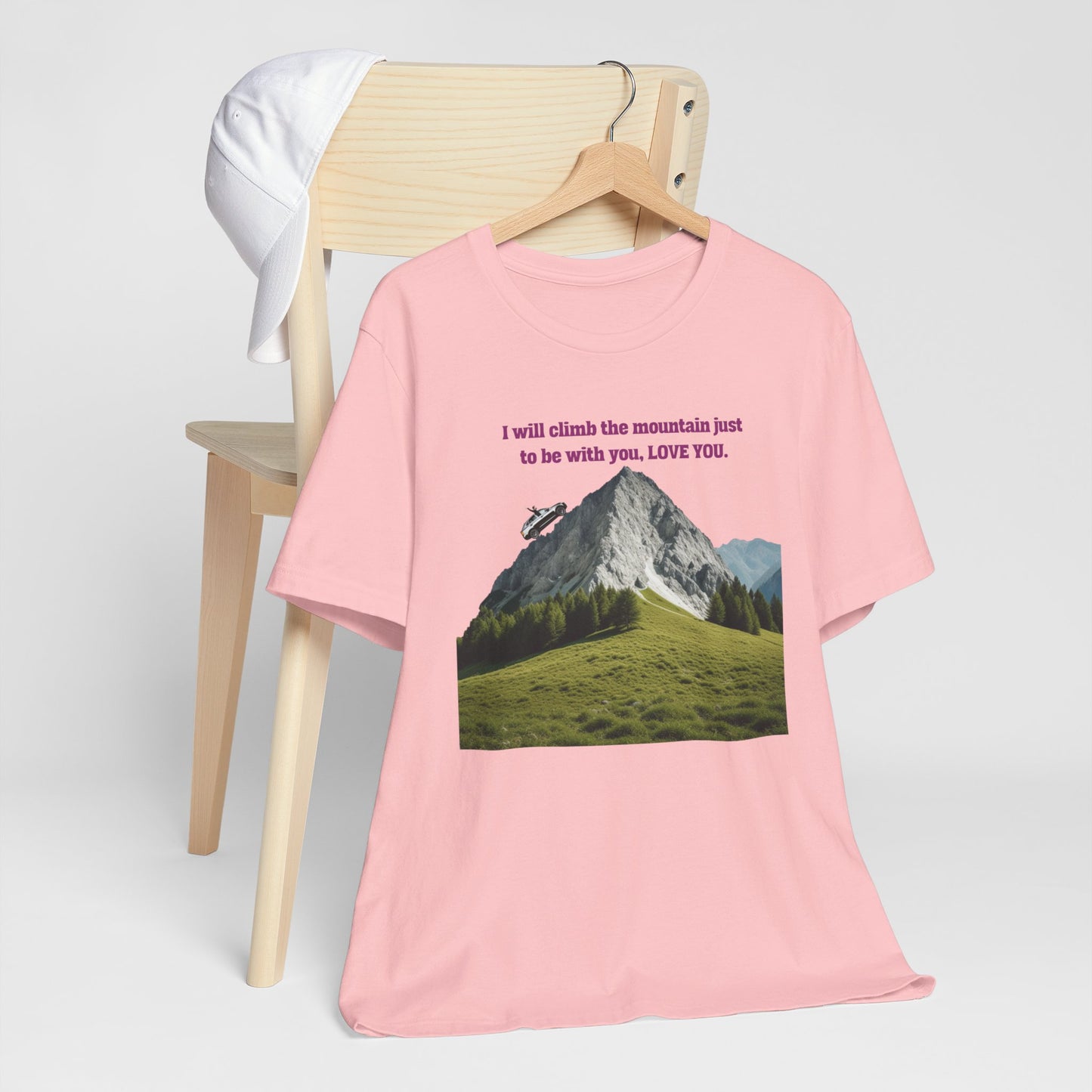 Unisex Jersey Short Sleeve T-Shirt, Mountain Climb T-Shirt
