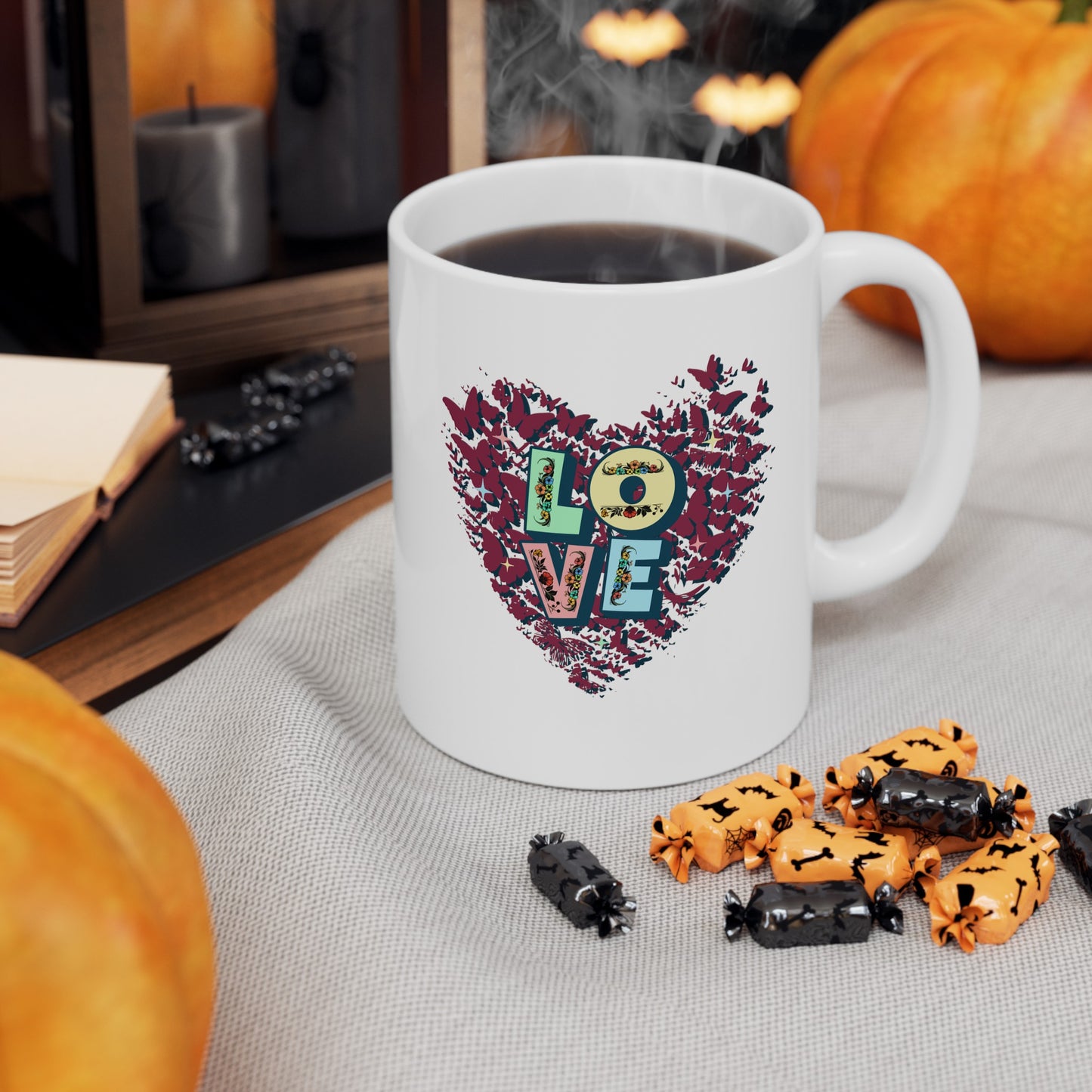 Ceramic Coffee or Tea Mug, LOVE Mug