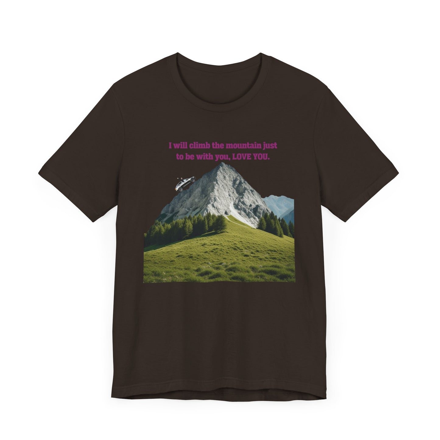 Unisex Jersey Short Sleeve T-Shirt, Mountain Climb T-Shirt