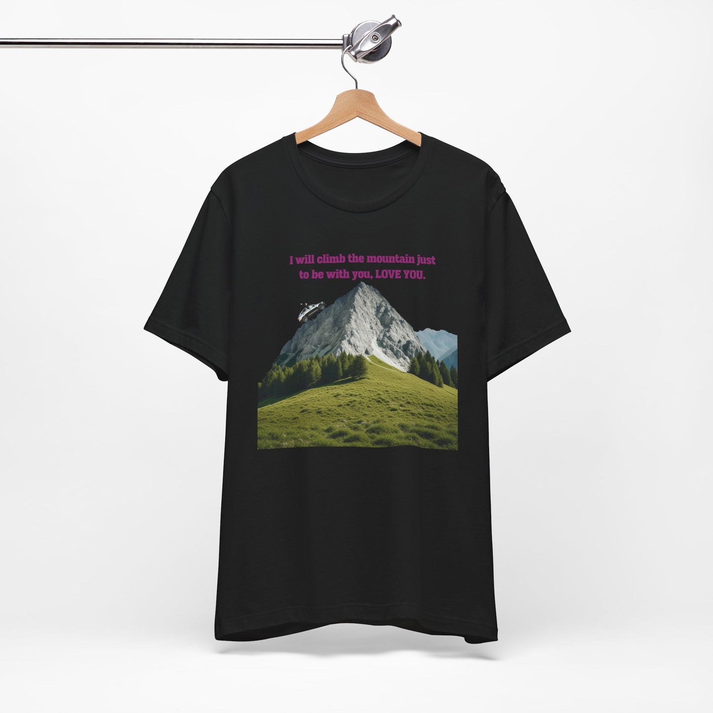 Unisex Jersey Short Sleeve T-Shirt, Mountain Climb T-Shirt