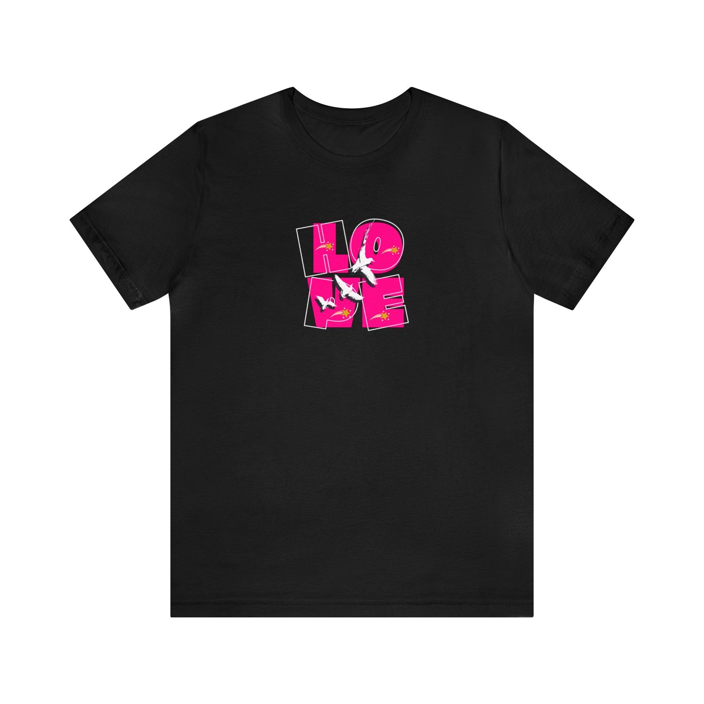 Unisex Jersey Short Sleeve Tee, Love Hope T-Shirt