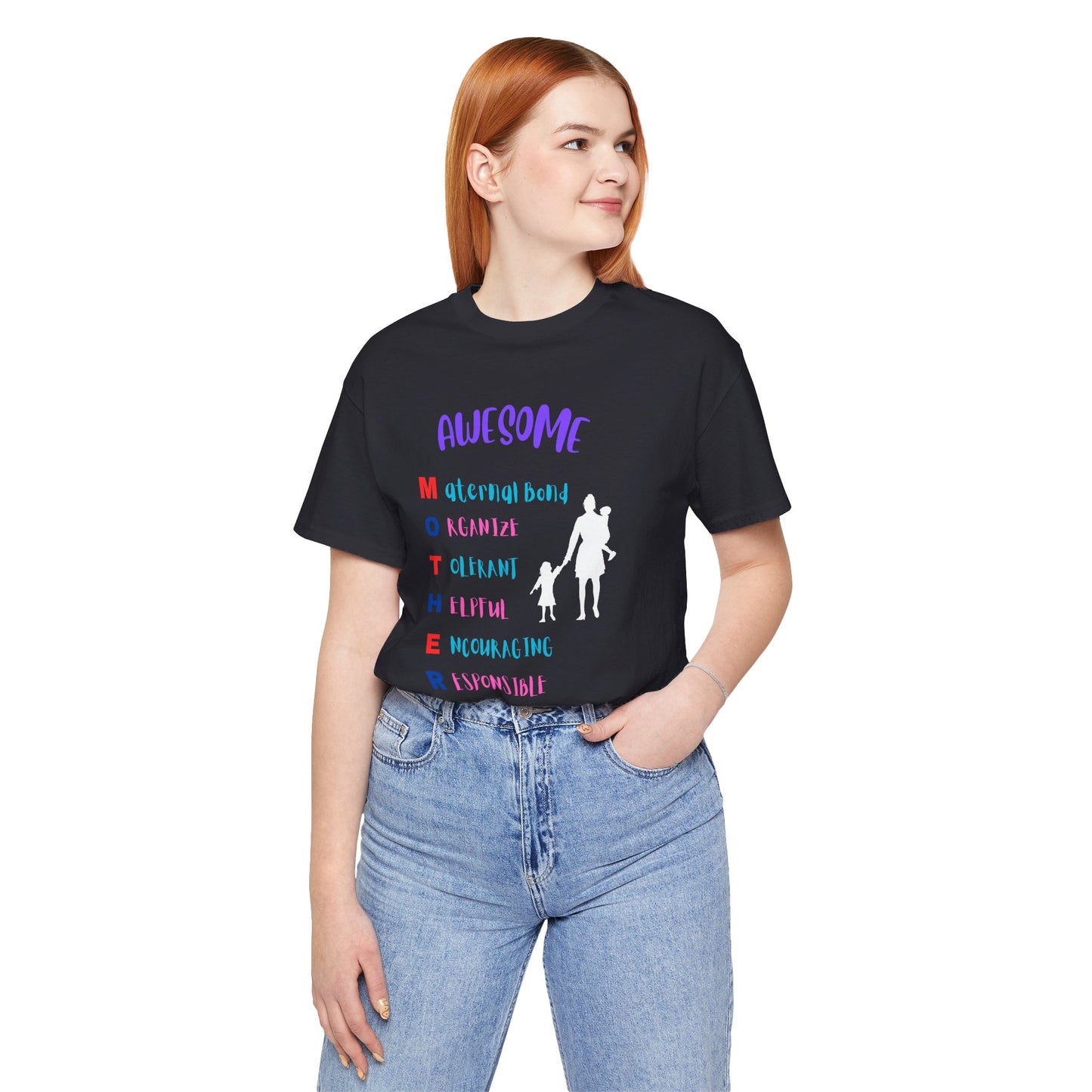 Unisex Jersey Short Sleeve T-Shirt, Awesome Mother T-Shirt