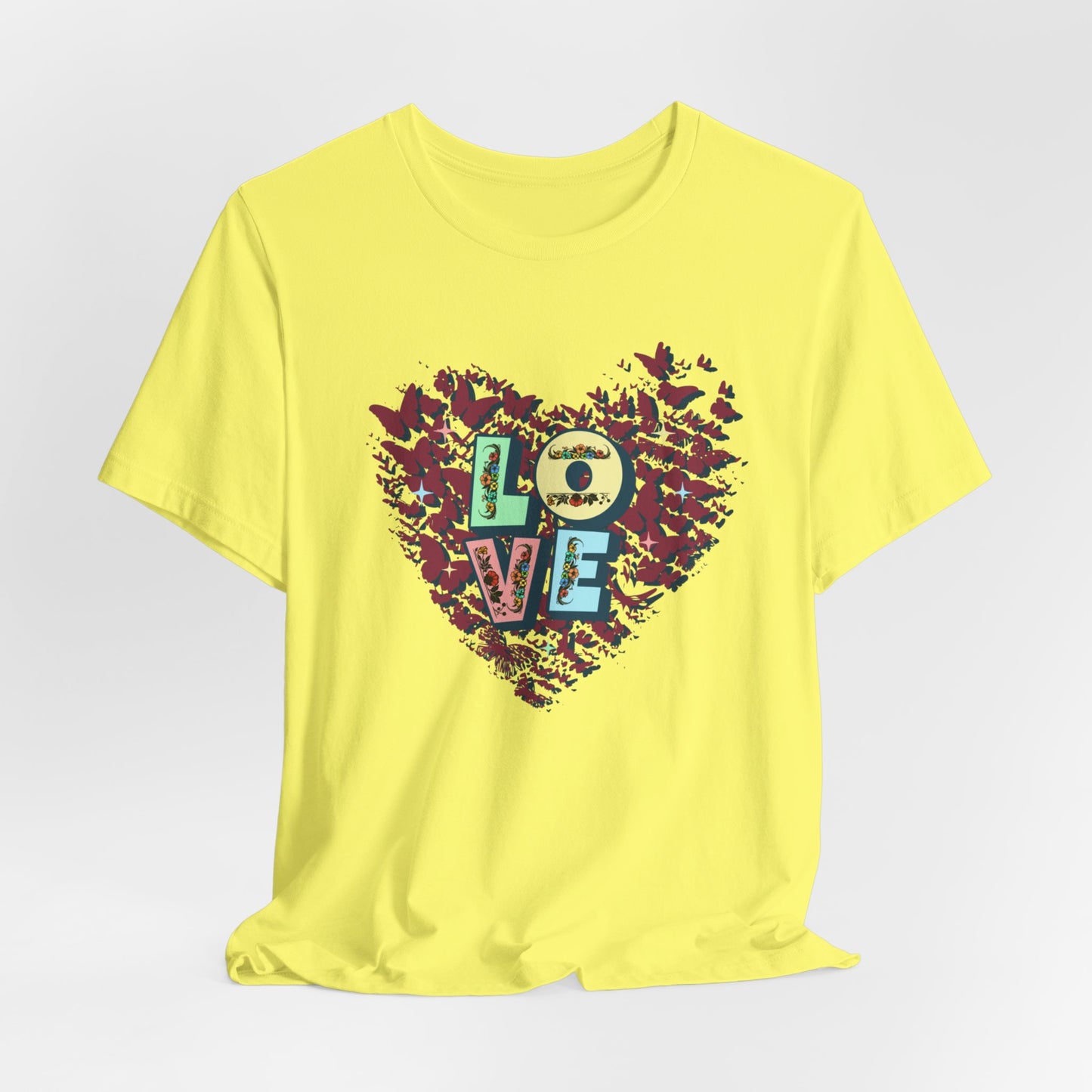 Unisex Jersey Short Sleeve T-Shirt, Love Heart T-Shirt