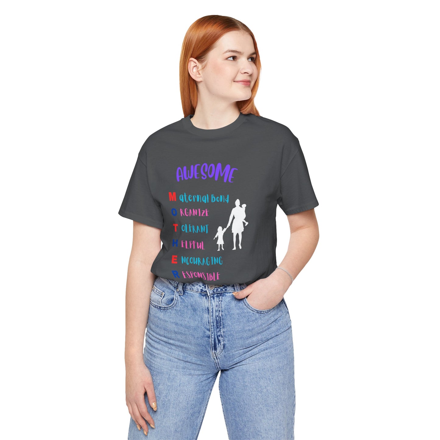 Unisex Jersey Short Sleeve T-Shirt, Awesome Mother T-Shirt