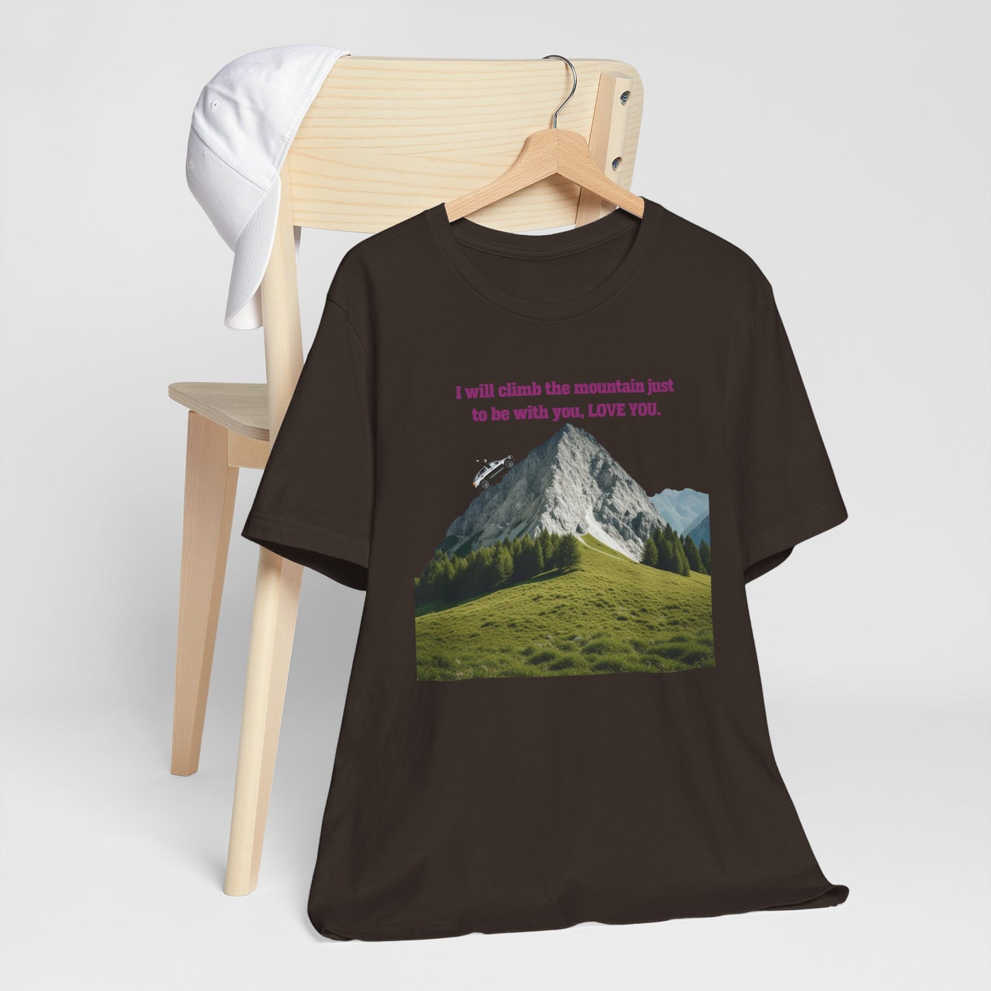 Unisex Jersey Short Sleeve T-Shirt, Mountain Climb T-Shirt