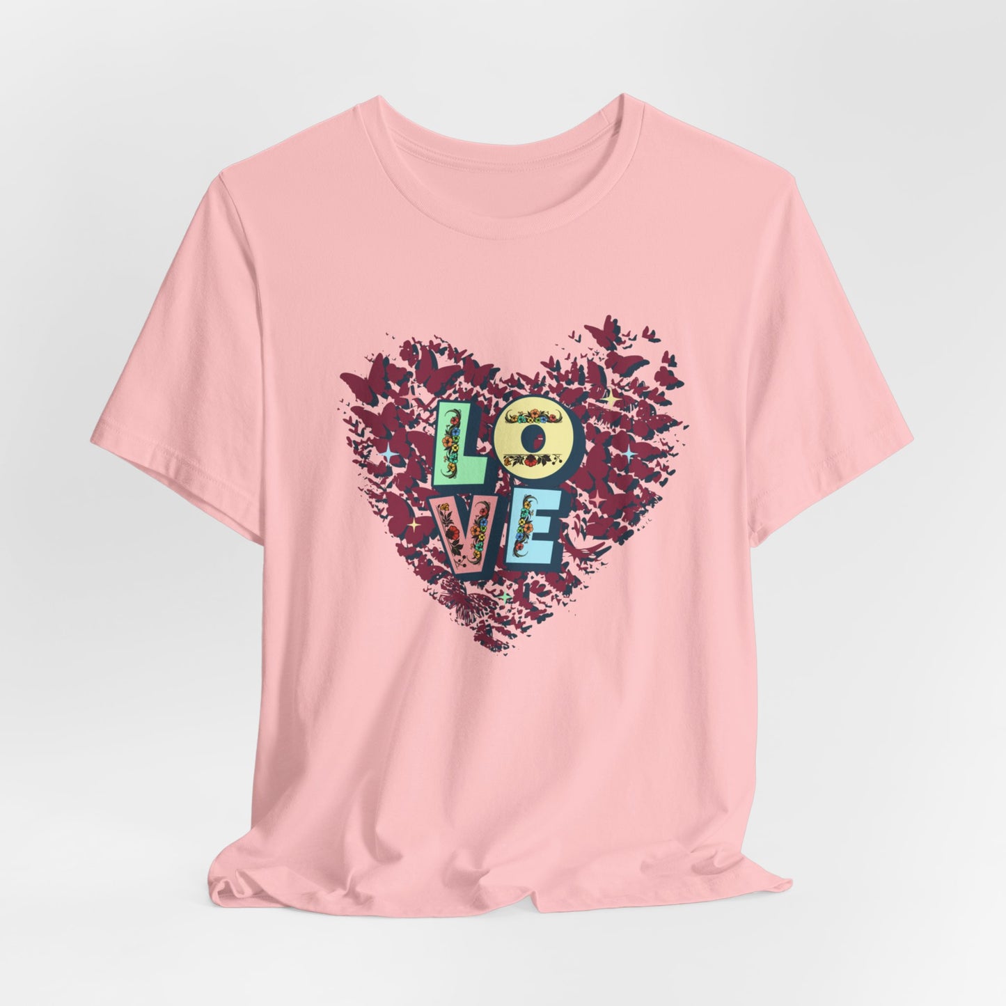Unisex Jersey Short Sleeve T-Shirt, Love Heart T-Shirt