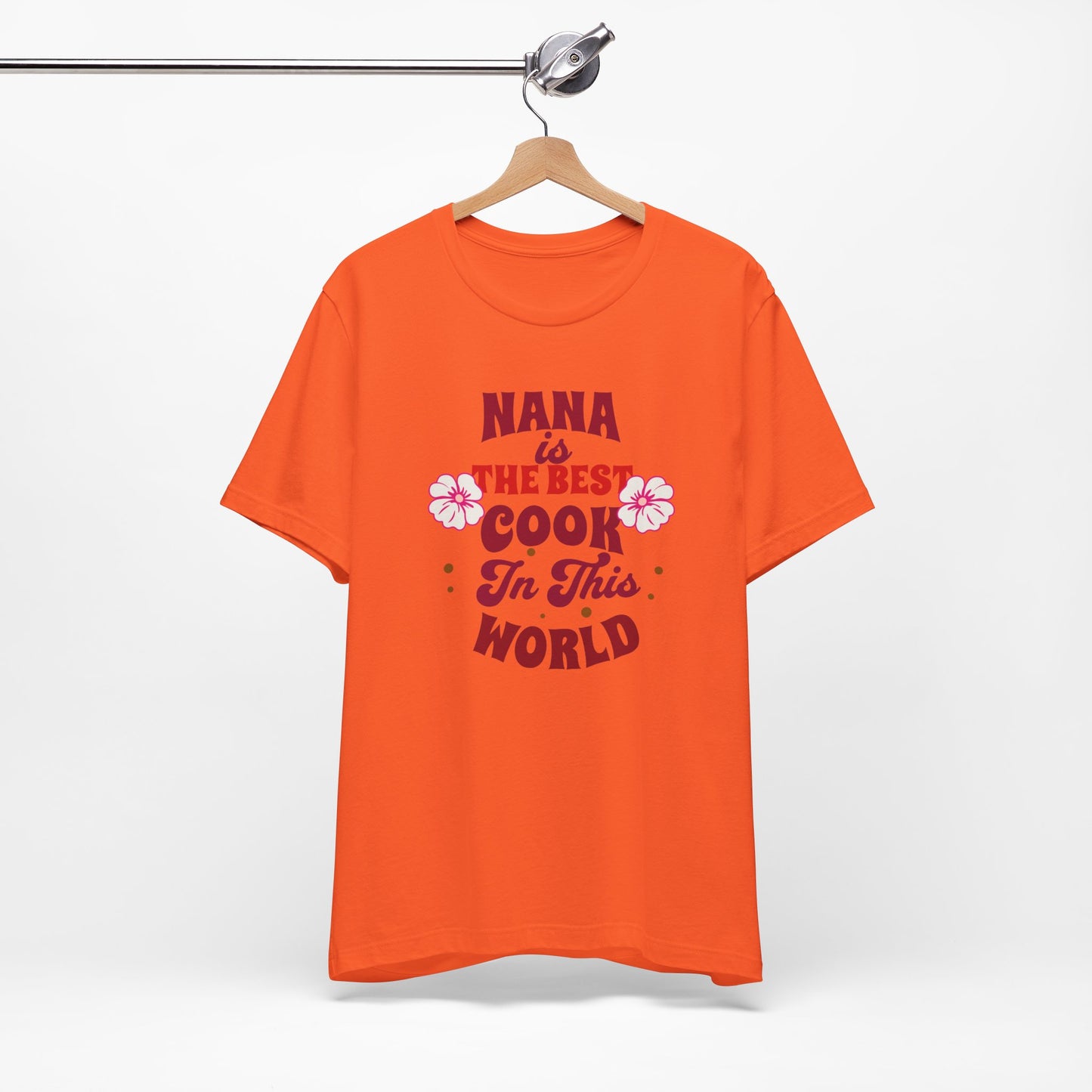 Unisex Jersey Short Sleeve T-Shirt, Nana Best Cook T-Shirt