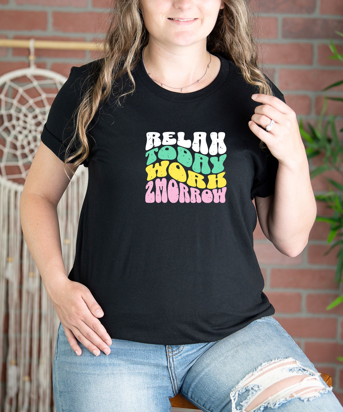 Unisex Jersey Short Sleeve Tee, Relax Work T-Shirt