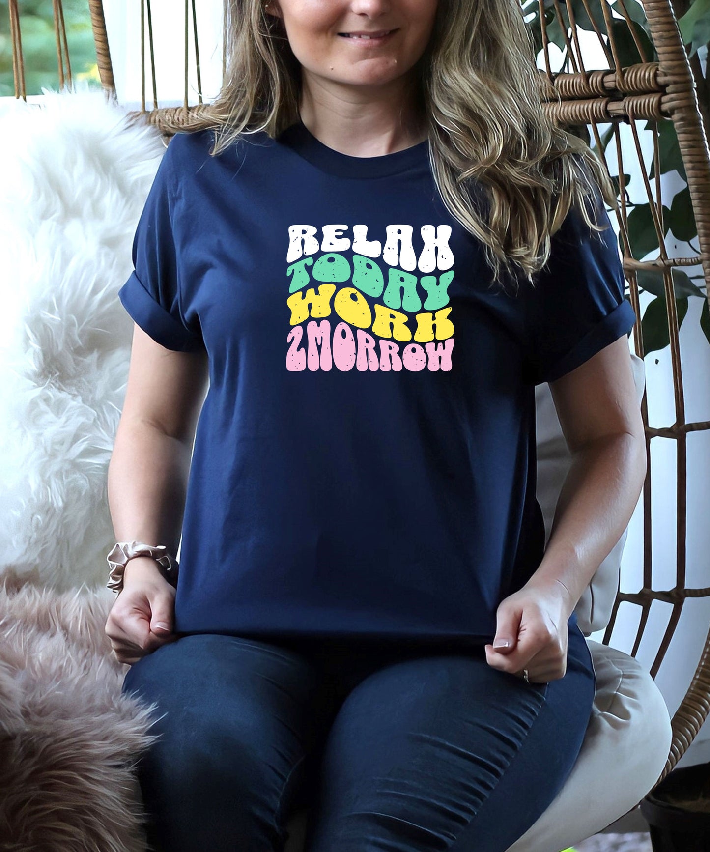 Unisex Jersey Short Sleeve Tee, Relax Work T-Shirt
