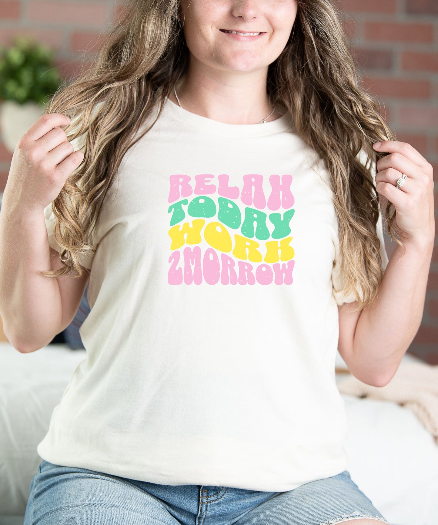 Unisex Jersey Short Sleeve Tee, Relax Work T-Shirt