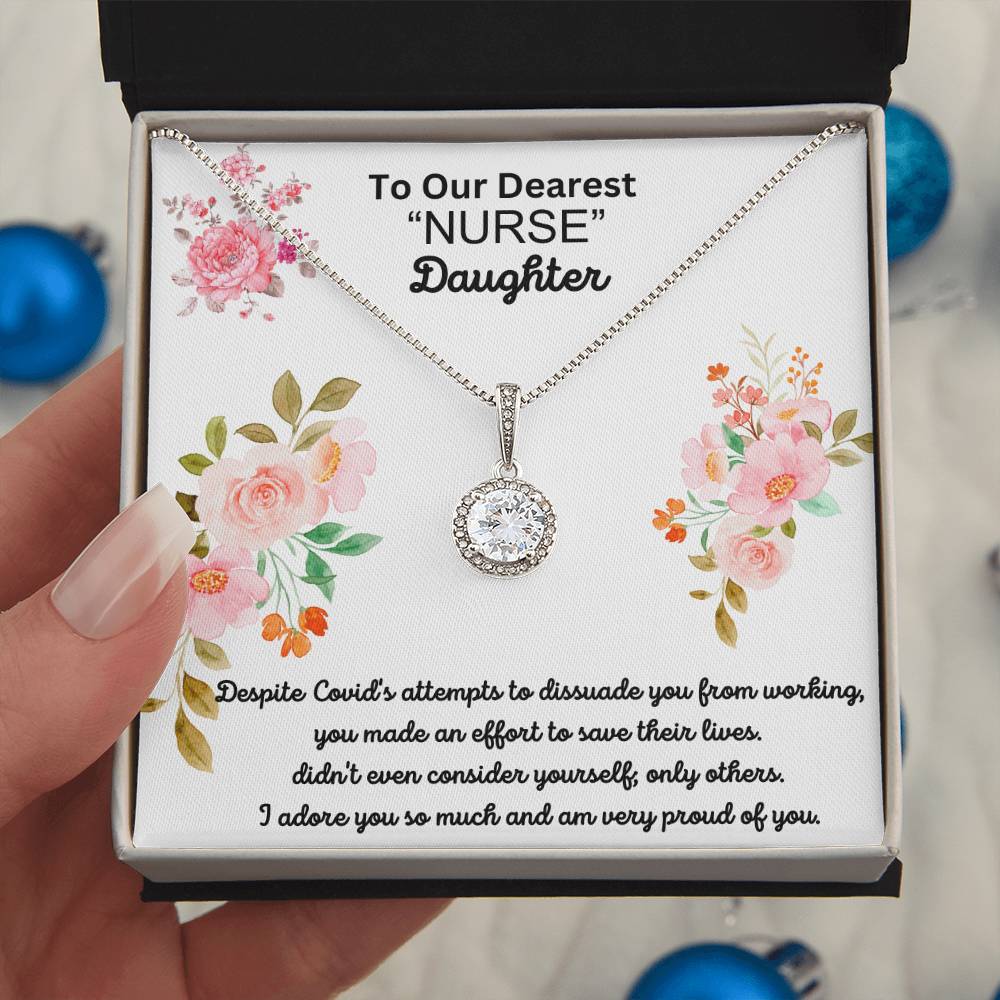 Eternal Hope Pendant Necklace for a "Nurse" Daughter