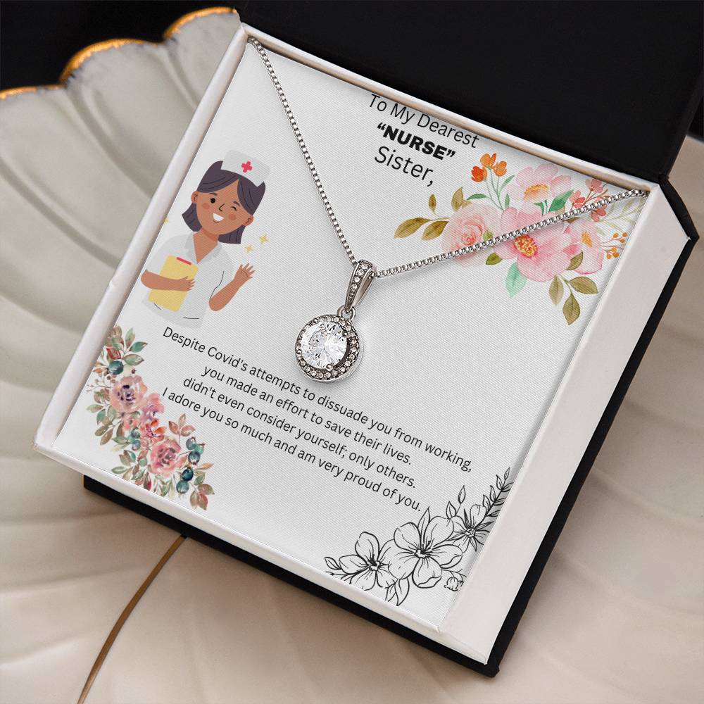 Eternal Hope Pendant Necklace for a "Nurse" Sister
