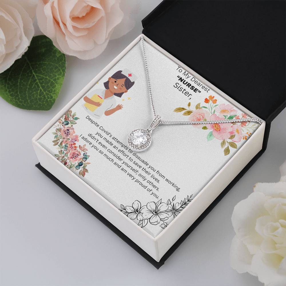 Eternal Hope Pendant Necklace for a "Nurse" Sister