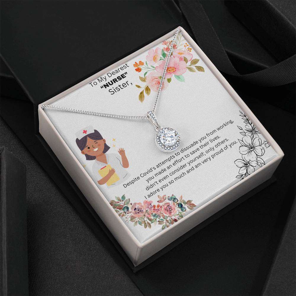 Eternal Hope Pendant Necklace for a "Nurse" Sister