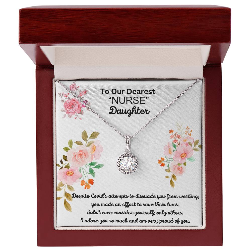 Eternal Hope Pendant Necklace for a "Nurse" Daughter