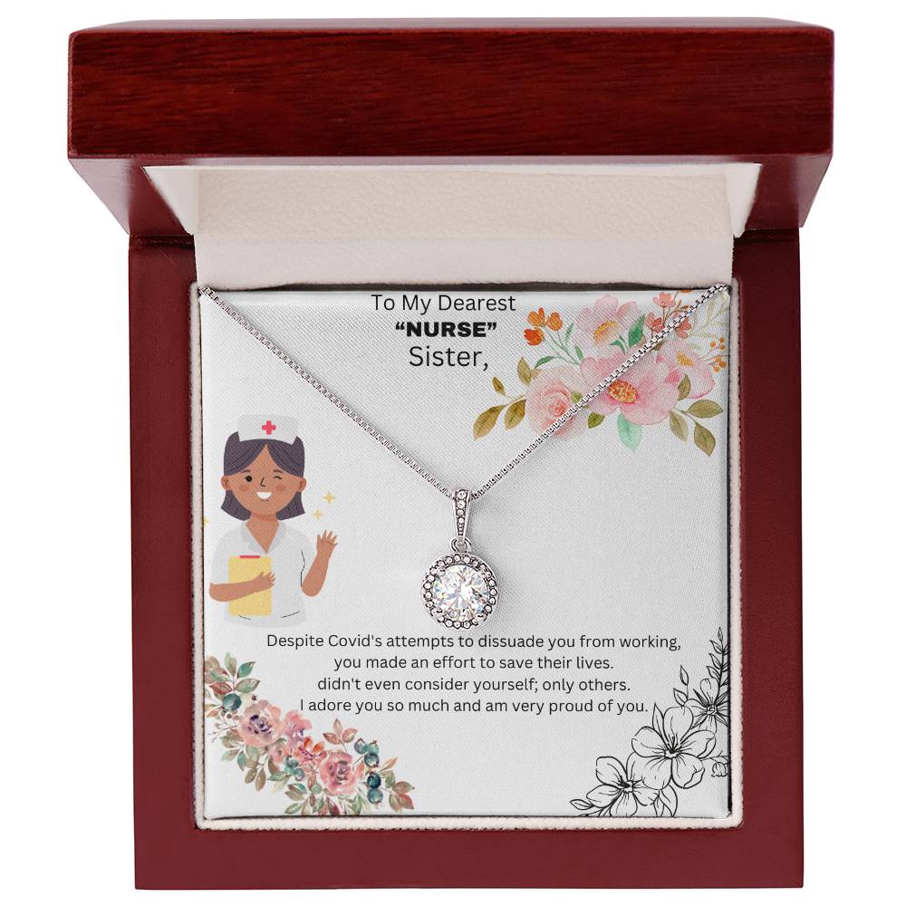 Eternal Hope Pendant Necklace for a "Nurse" Sister