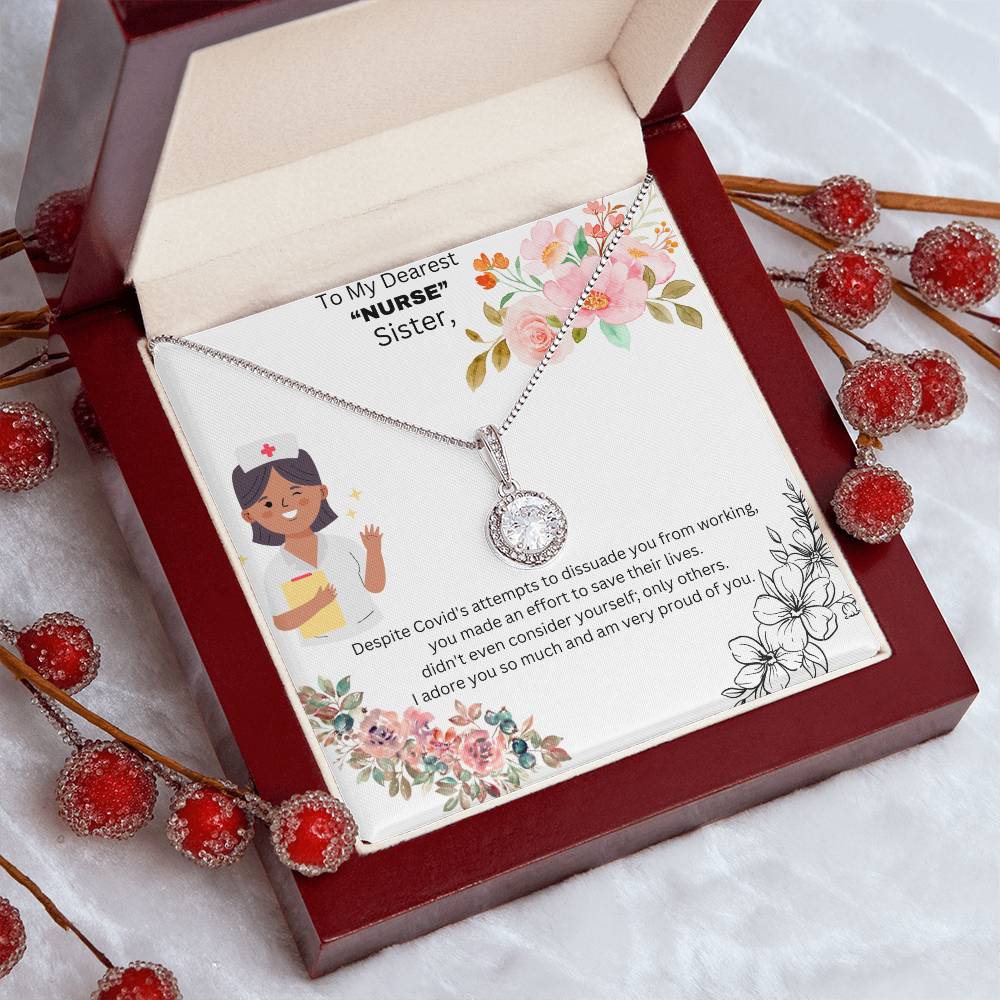 Eternal Hope Pendant Necklace for a "Nurse" Sister