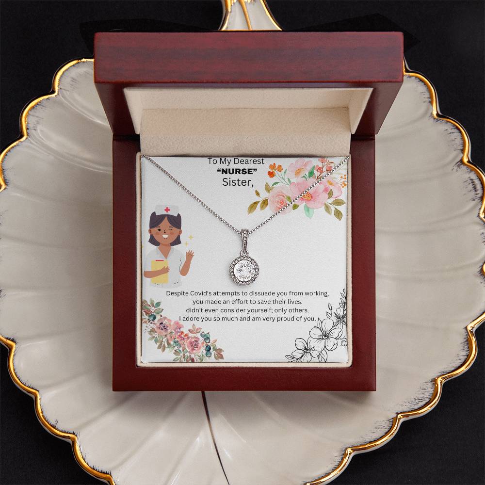Eternal Hope Pendant Necklace for a "Nurse" Sister