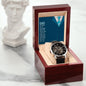 Men's Openwork Birth Day Gift Watch To My Dad + MC