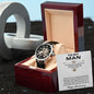 Men's Openwork Anniversary Watch To My Man + MC