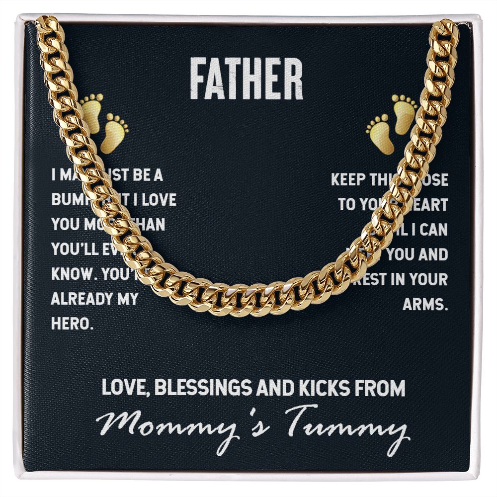 Cuban Link Chain To My Father (OREO + LUX BOX + LENGTH EXTENSION)