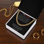 Cuban Link Chain, 14K Yellow Gold Over Stainless Steel, Classic Necklase
