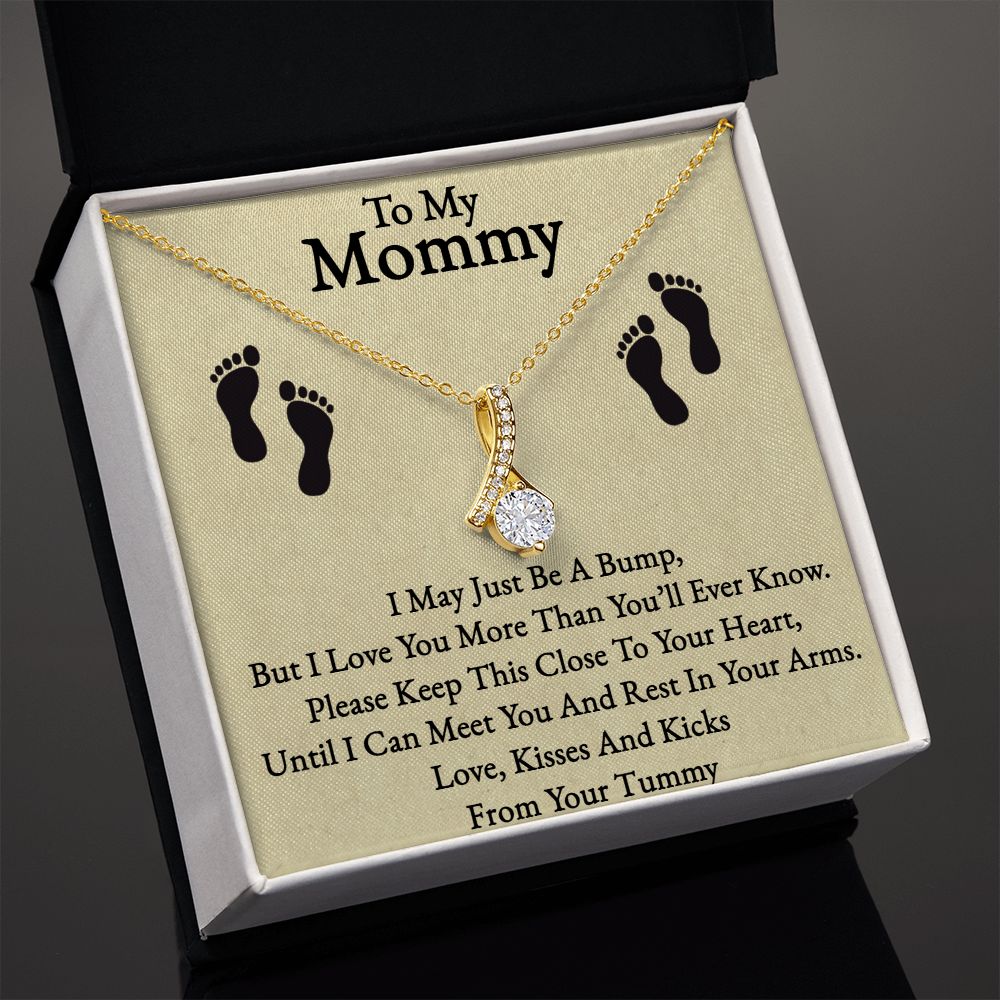 Alluring Beauty Necklace For My Mommy(Yellow & White Gold Variants)