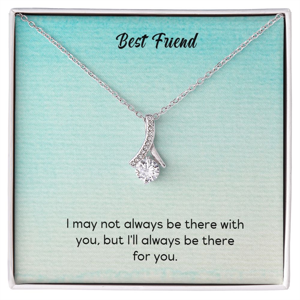 Alluring Beauty To My Best Friends Necklace (Yellow & White Gold Variants)