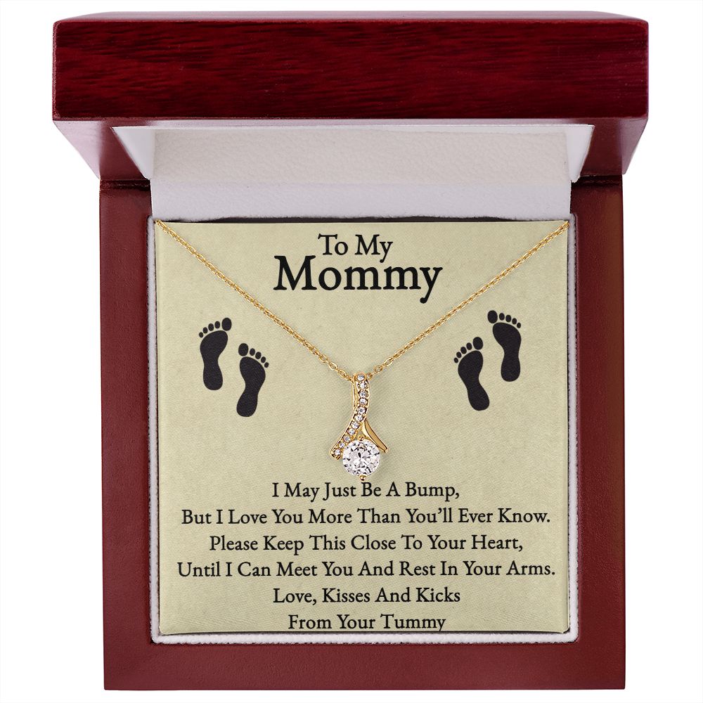 Alluring Beauty Necklace For My Mommy(Yellow & White Gold Variants)