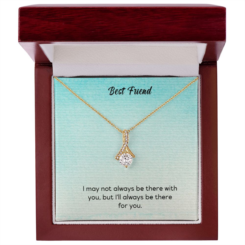 Alluring Beauty To My Best Friends Necklace (Yellow & White Gold Variants)