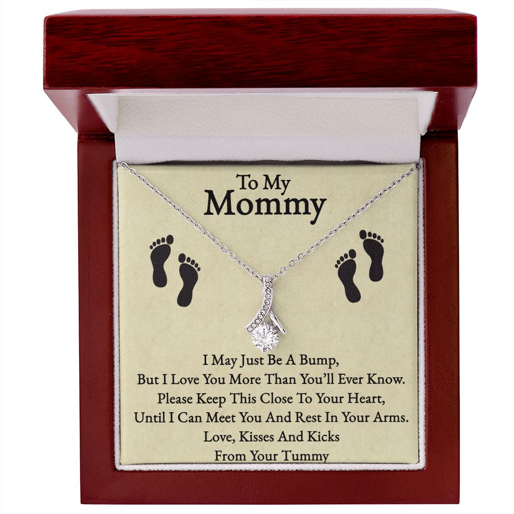 Alluring Beauty Necklace For My Mommy(Yellow & White Gold Variants)