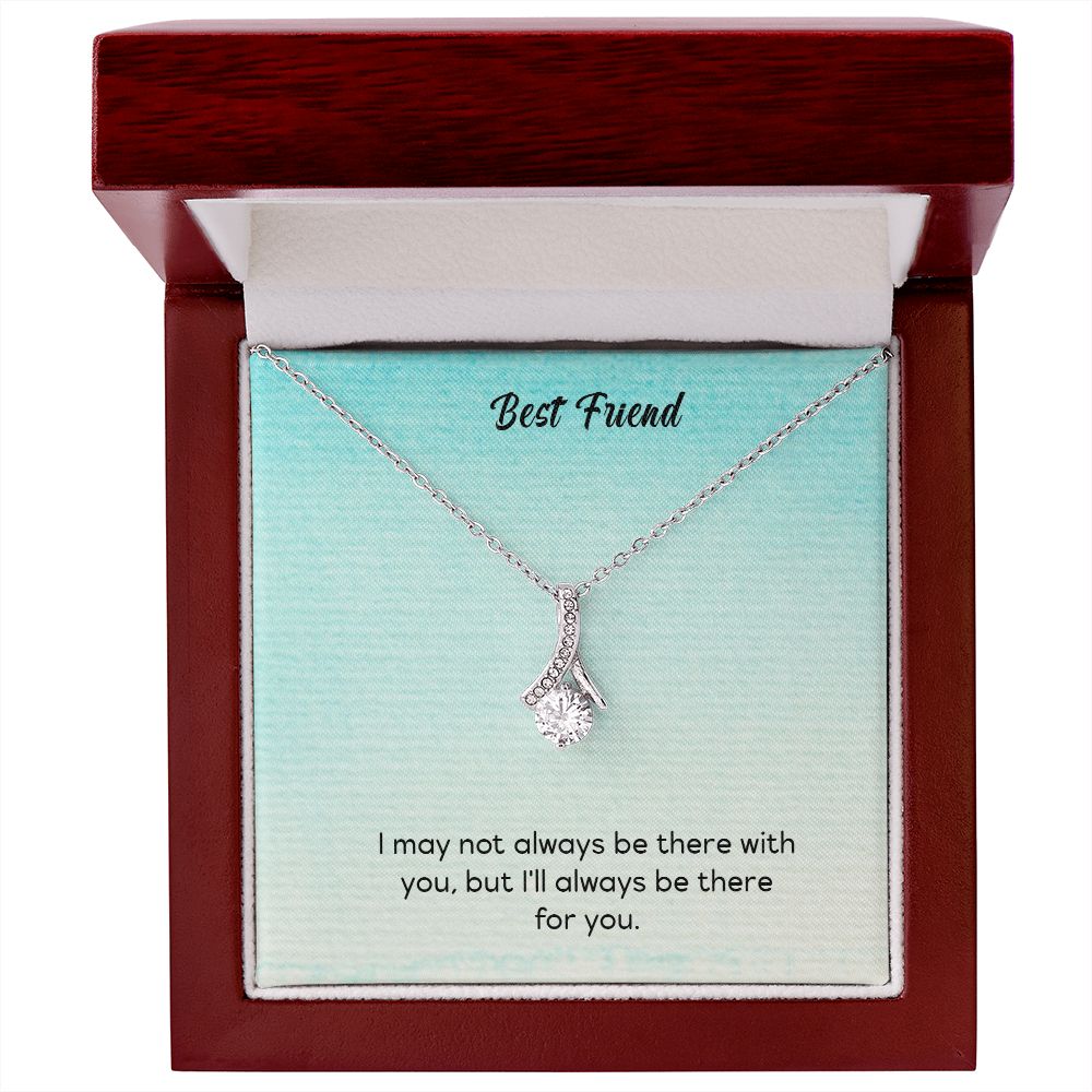 Alluring Beauty To My Best Friends Necklace (Yellow & White Gold Variants)