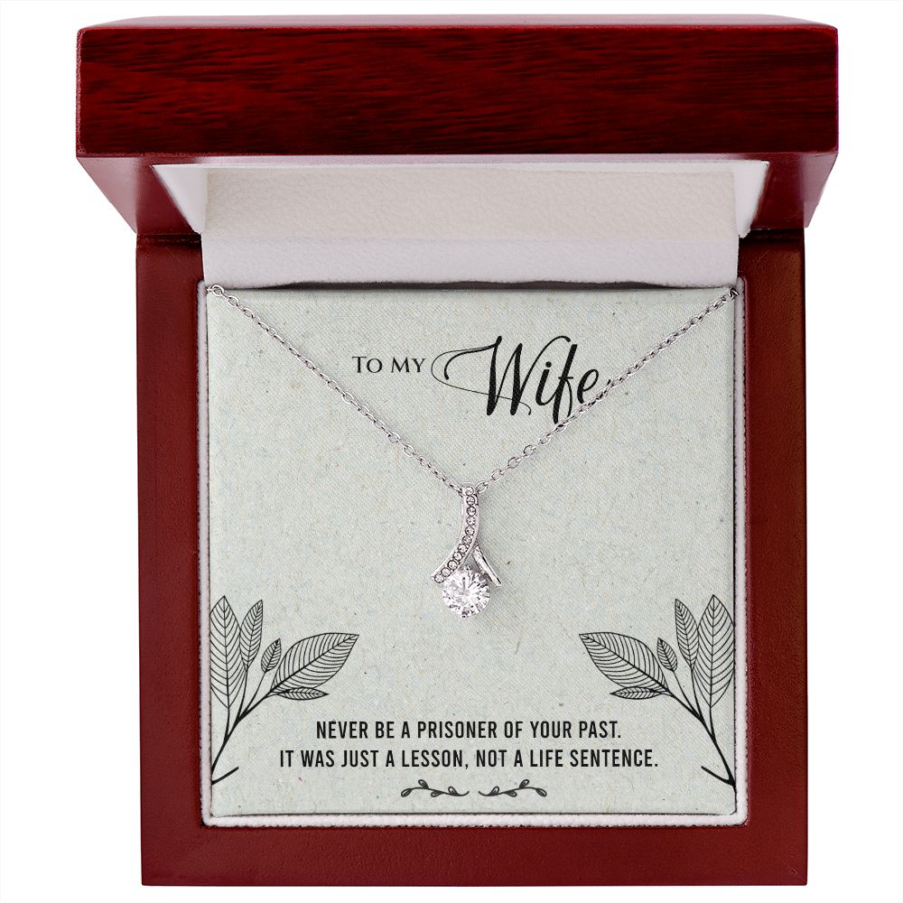 Alluring Beauty Necklace To My Wife (Yellow & White Gold Variants)