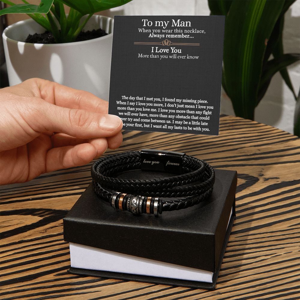 Love You Forever Bracelet To My Loved Husband
