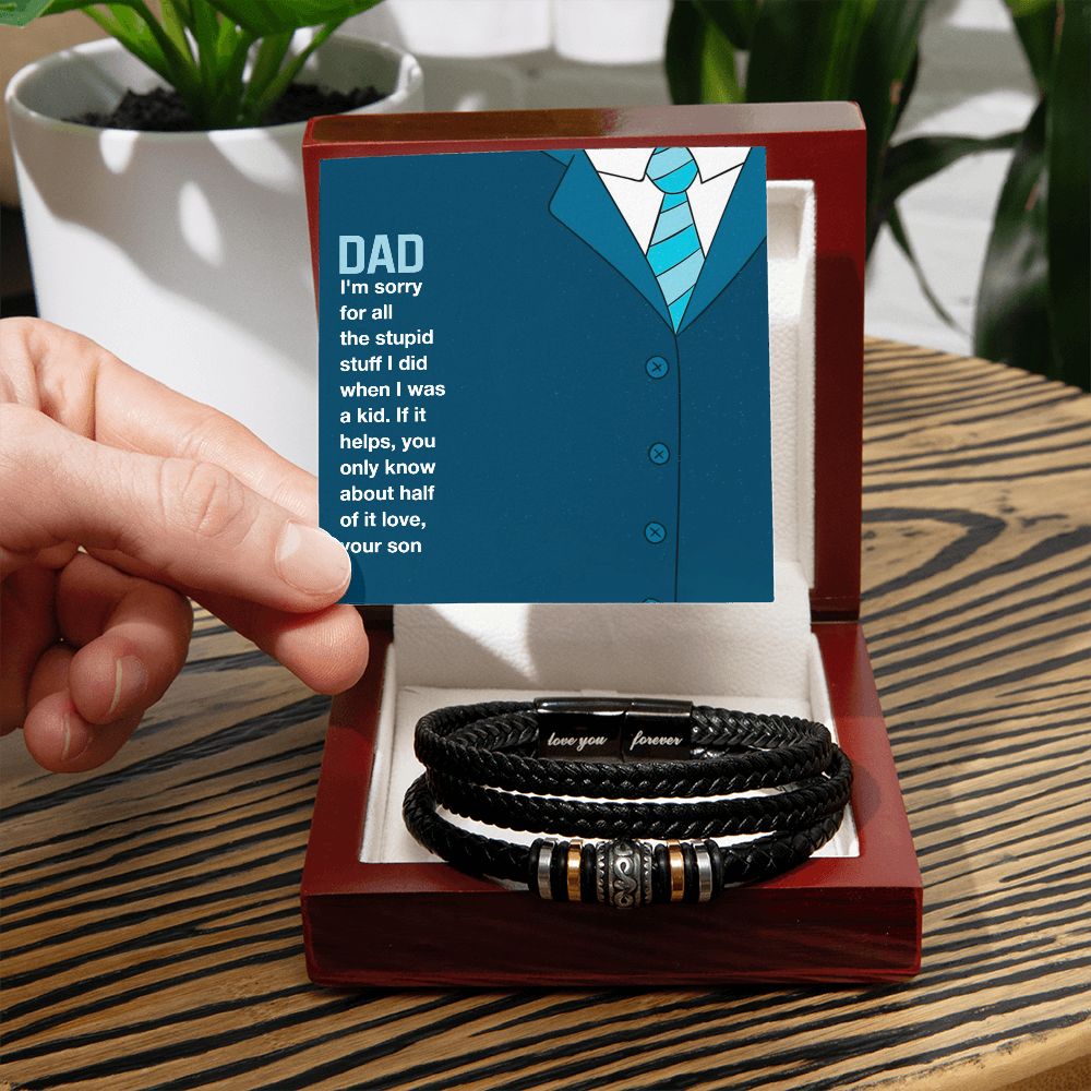 Love You Forever Bracelet To My Dad