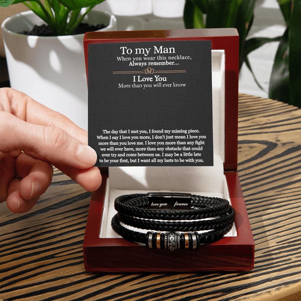 Love You Forever Bracelet To My Loved Husband