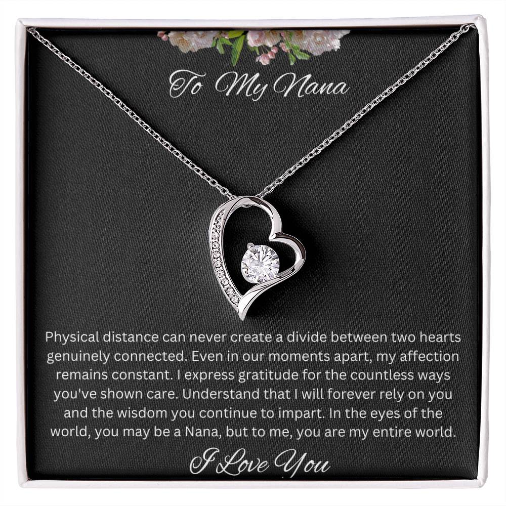 Forever Love Necklace Pendant For My Nana