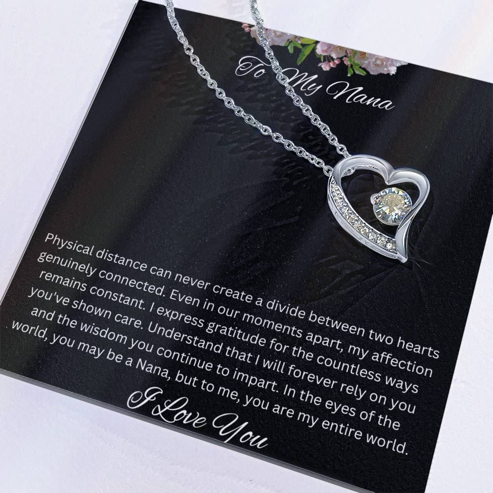 Forever Love Necklace Pendant For My Nana
